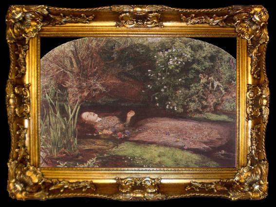 framed  Sir John Everett Millais Ophelia, ta009-2